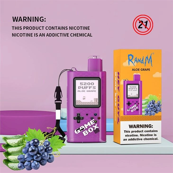 Kaxxa tal-Logħba Randm 5200 Vapes