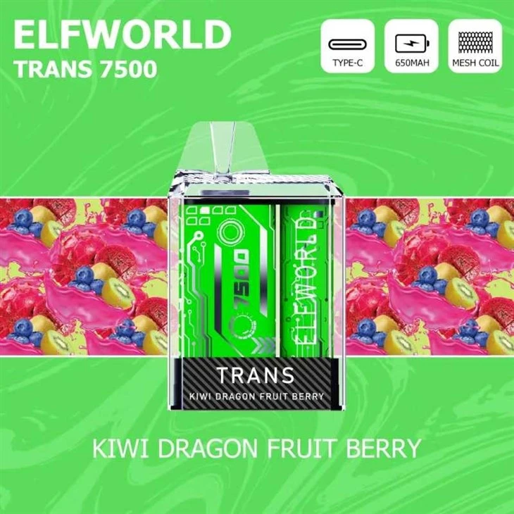 ELFWORLD TRANS 7500 PUFFS
