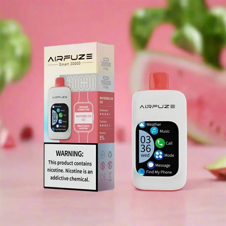Airfuze intelliġenti 30000 sigarett elettroniku li jintrema solari