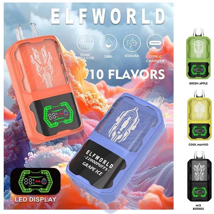 ELFWORLD AI22000 Puffs Vape Disposable