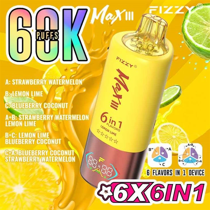 Fizzy Max III 60000 Flavor Triple