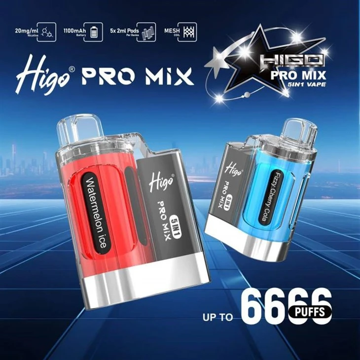 Higo Pro Mix 6666 Puffs 5 f