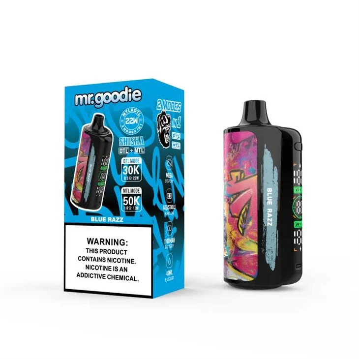 Mr.Goodie Shisha Dtl & Mtl 50000 Puffs