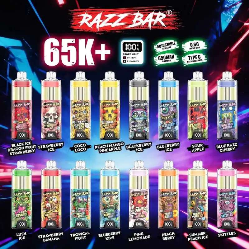 Razz bar 65K Taste List Razz bar 65K Taste List