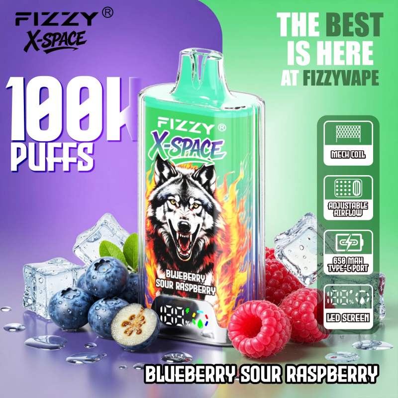14 Blueberry Sour RaspberryFizzy 100K X-Space 14 Blueberry Sour RaspberryFizzy 100K X-Space