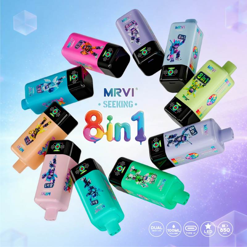MRVI160KPuffsDisposableVapeMRVI SEEKING 160K 8 in1 MRVI160KPuffsDisposableVapeMRVI SEEKING 160K 8 in1