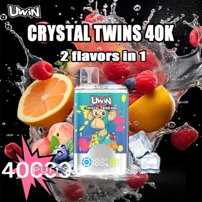UWin Crystal Twins 40000 Puffs Dual Flavors Vape