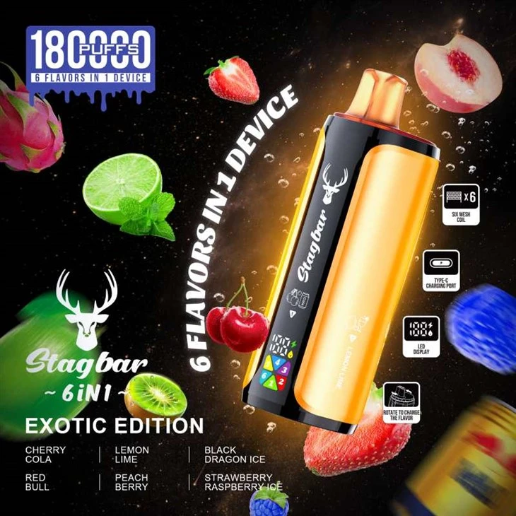 StagBar 180000 6in1 Puffs